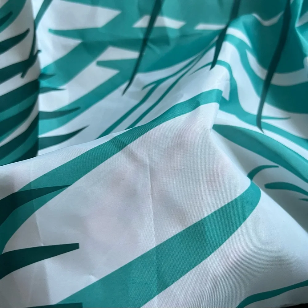 Palm Leaf Shower Curtain NWOT